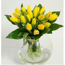 Yellow tulips - spring bouquet XXL